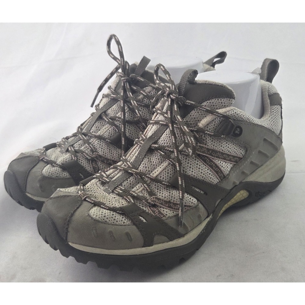 Merrell Hiking Shoes Womens 8.5 Elephant Pink Trail Sneakers Outdoor Gorpcore